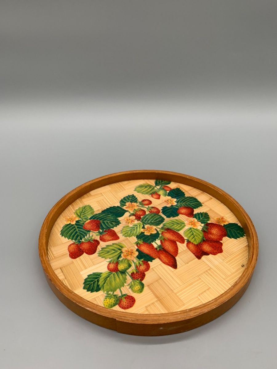 Vintage Set Dienbladen Bamboe Strawberry image 7