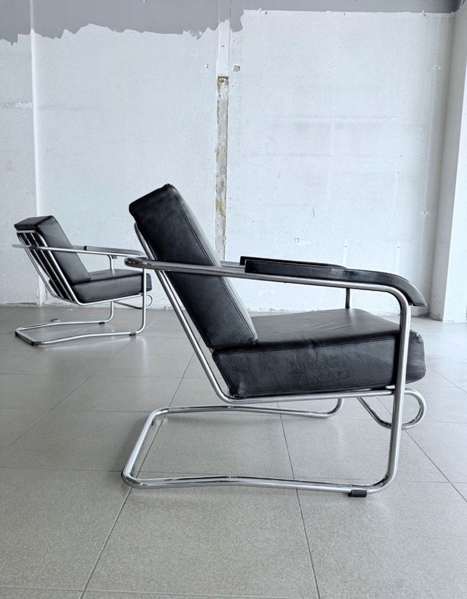 2x Vintage Lounge Chair By Enrico Prampolini For Cova Milano image 19