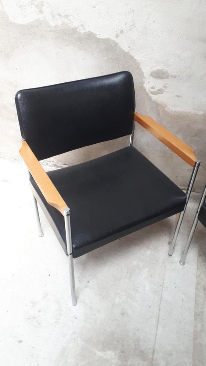 Set Van 2 Vintage Fauteuils Thereca Bauhaus Stijl Fauteuils image 8