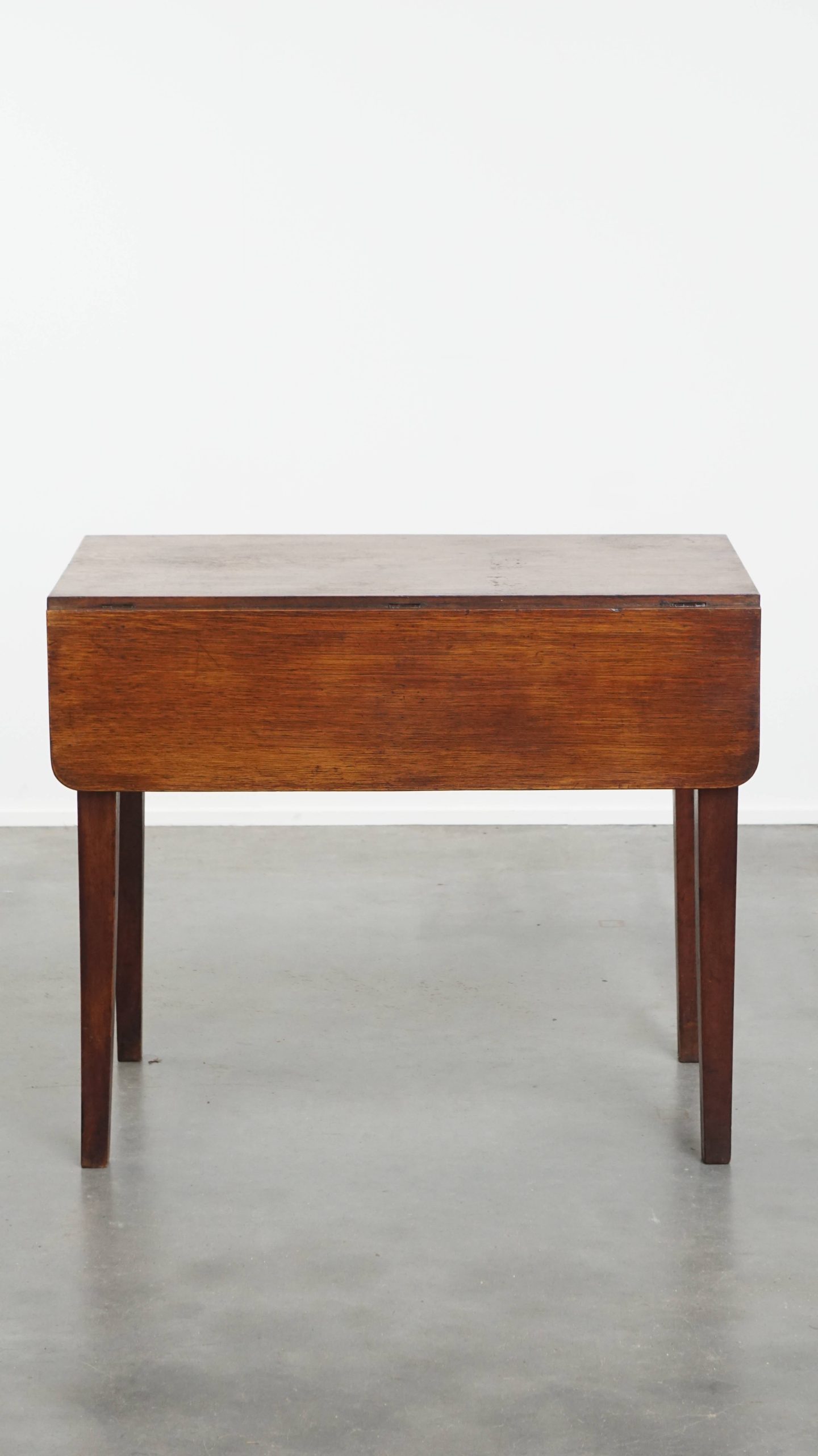 Leuke En Praktische Engelse Antieke Pembroke/ Side Table/ Eettafeltje Van Eikenhout image 7