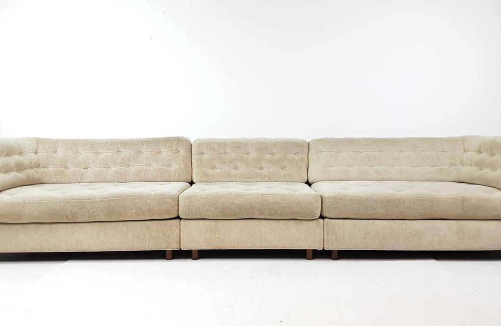 Vintage Leolux Modulaire Bank Model 702 Beige image 12