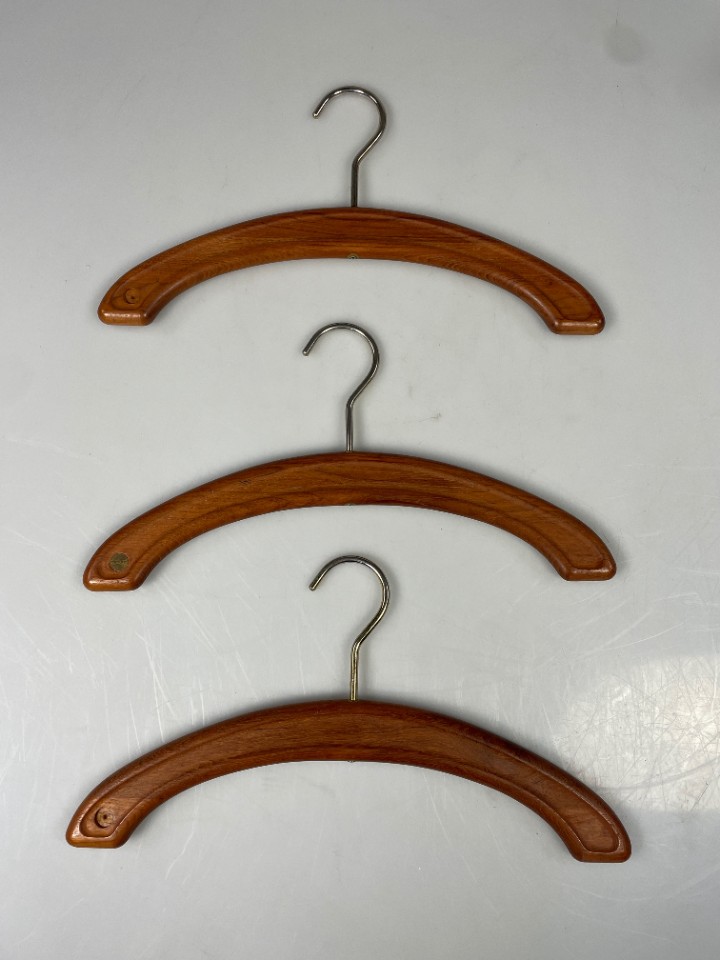 Vintage Teakhouten Wandkapstok Met Hangers, Aksel Kjersgaard Voor Odder Mobler, Denemarken 1960's image 5