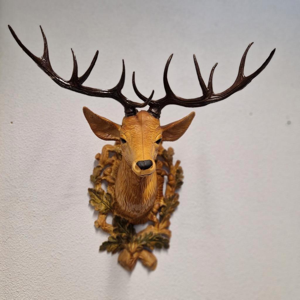 Vintage Hertenkop Gewei Kunststof Tirol Skihut Cafe Mancave image 4