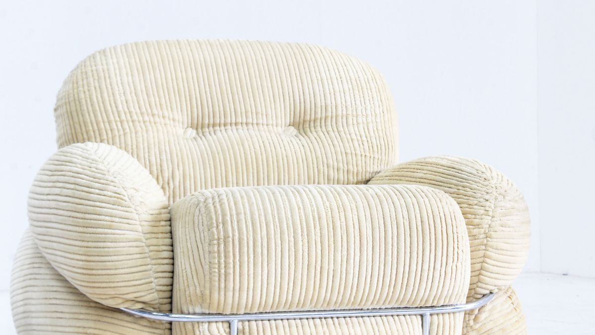 Vintage Adriano Piazzesi Okay Fauteuil Jaren 70 Italië image 7