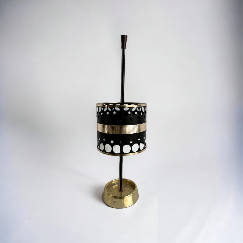 Vintage Paraplubak : Zwart & Goud image 2