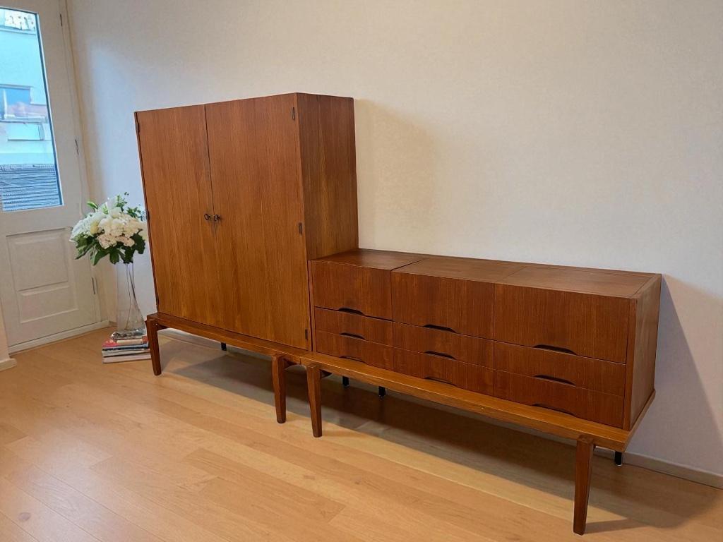 Vintage Xl Set : Kast / Audio Meubel / Wandrek image 3