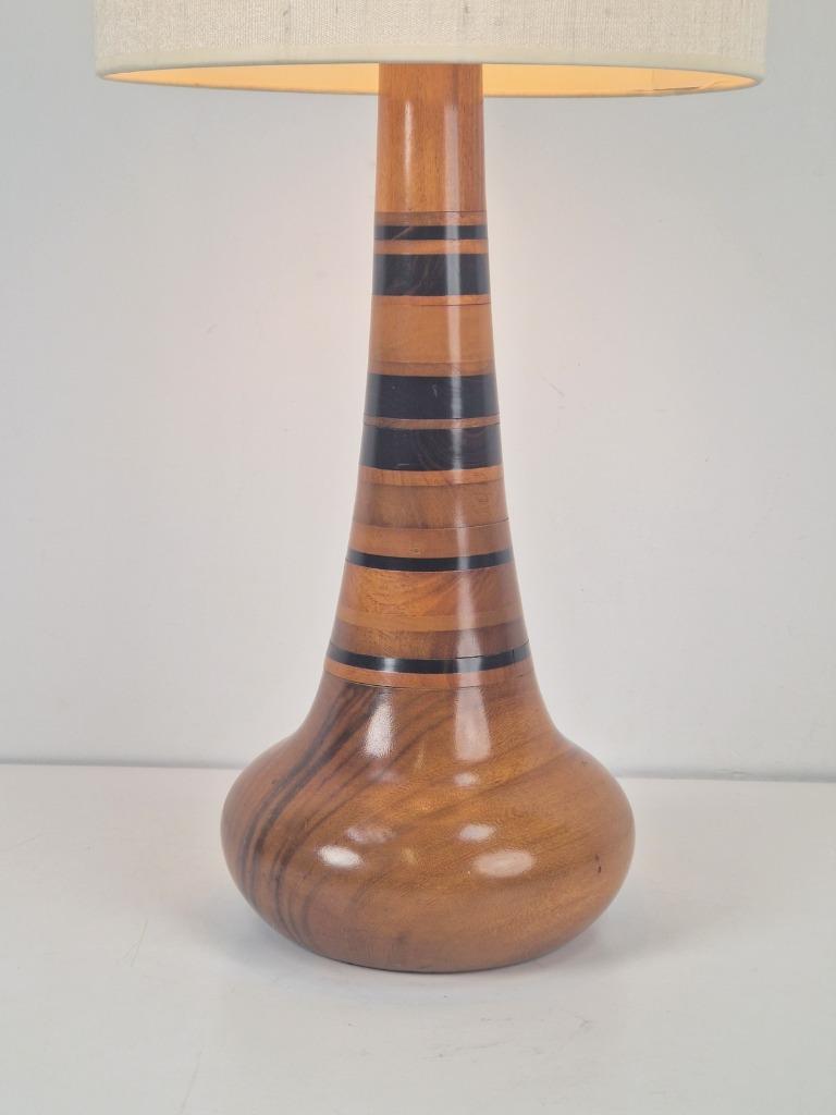 Vintage Tafellamp Palissander Teak Scandinavisch Design '60 image 6