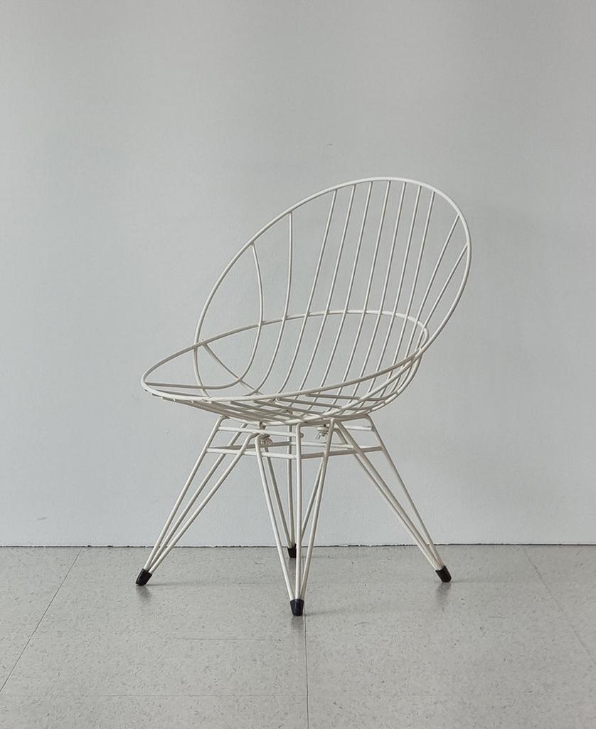 Pastoe Draadstoel, Cees Braakman. Model Combex. Jaren ‘50. image 2