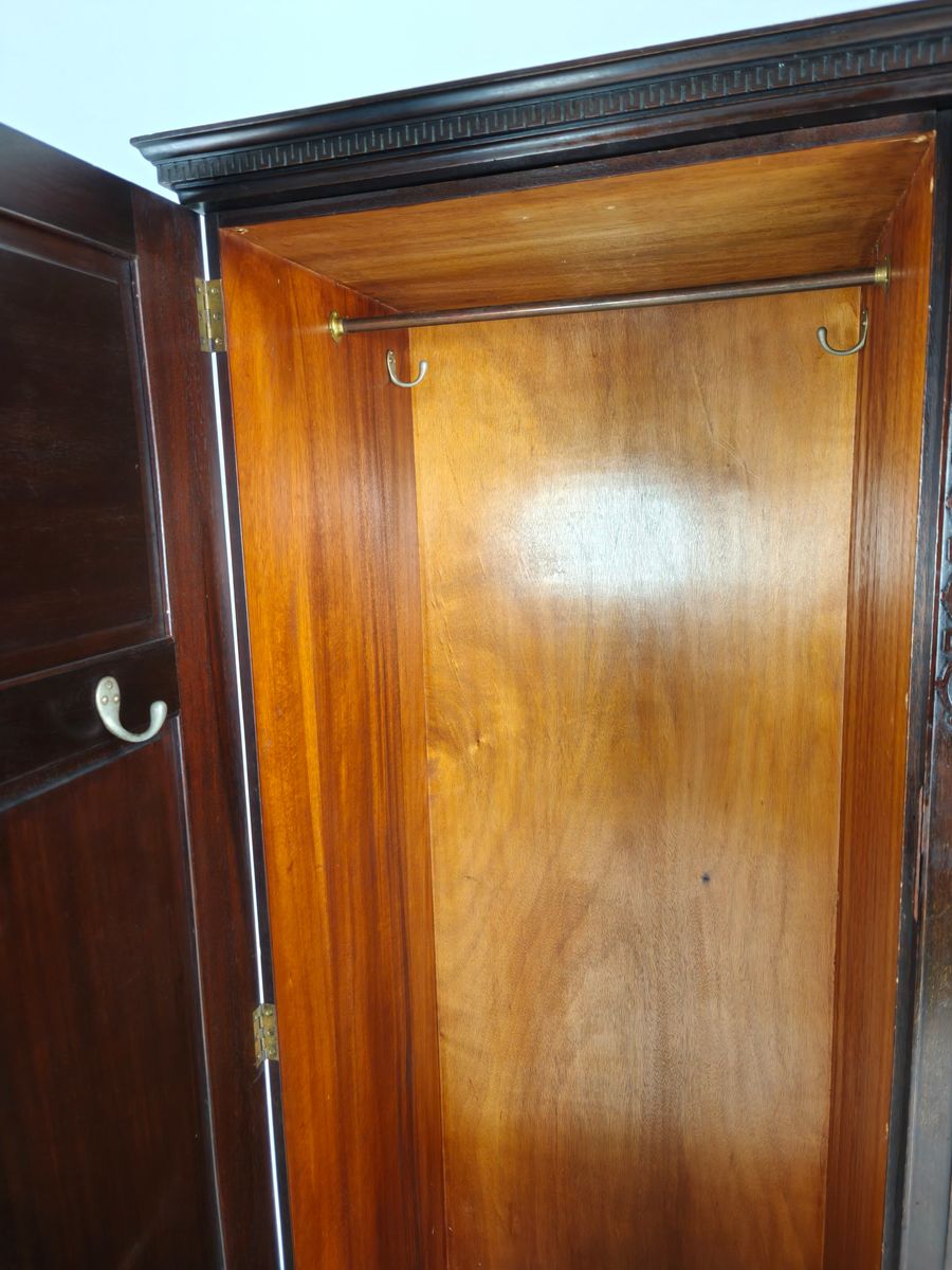 Art Deco Mahoniehouten Garderobekast Voor Dames Van Waring & Gillow – Ca. 1920 image 11