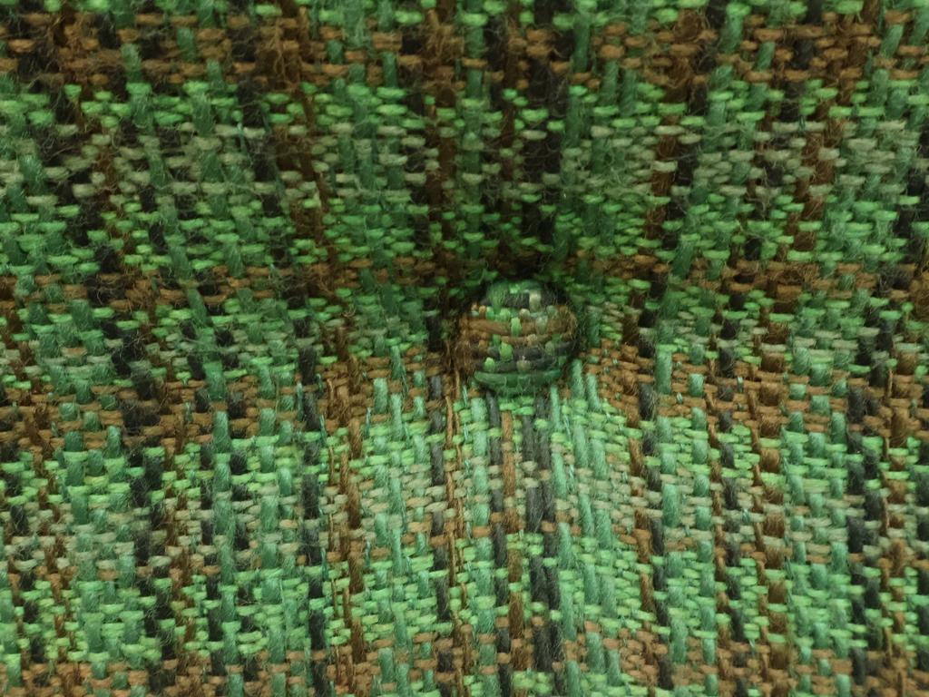 Vintage Fauteuil Teakhout Groen image 7