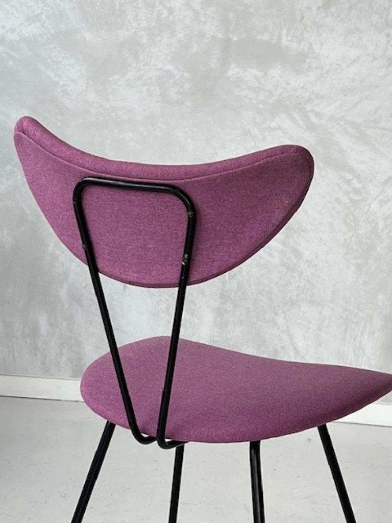 Kembo 103 Eettafelstoelen 2X Gispen Vintage Paars Prijs P/S image 4