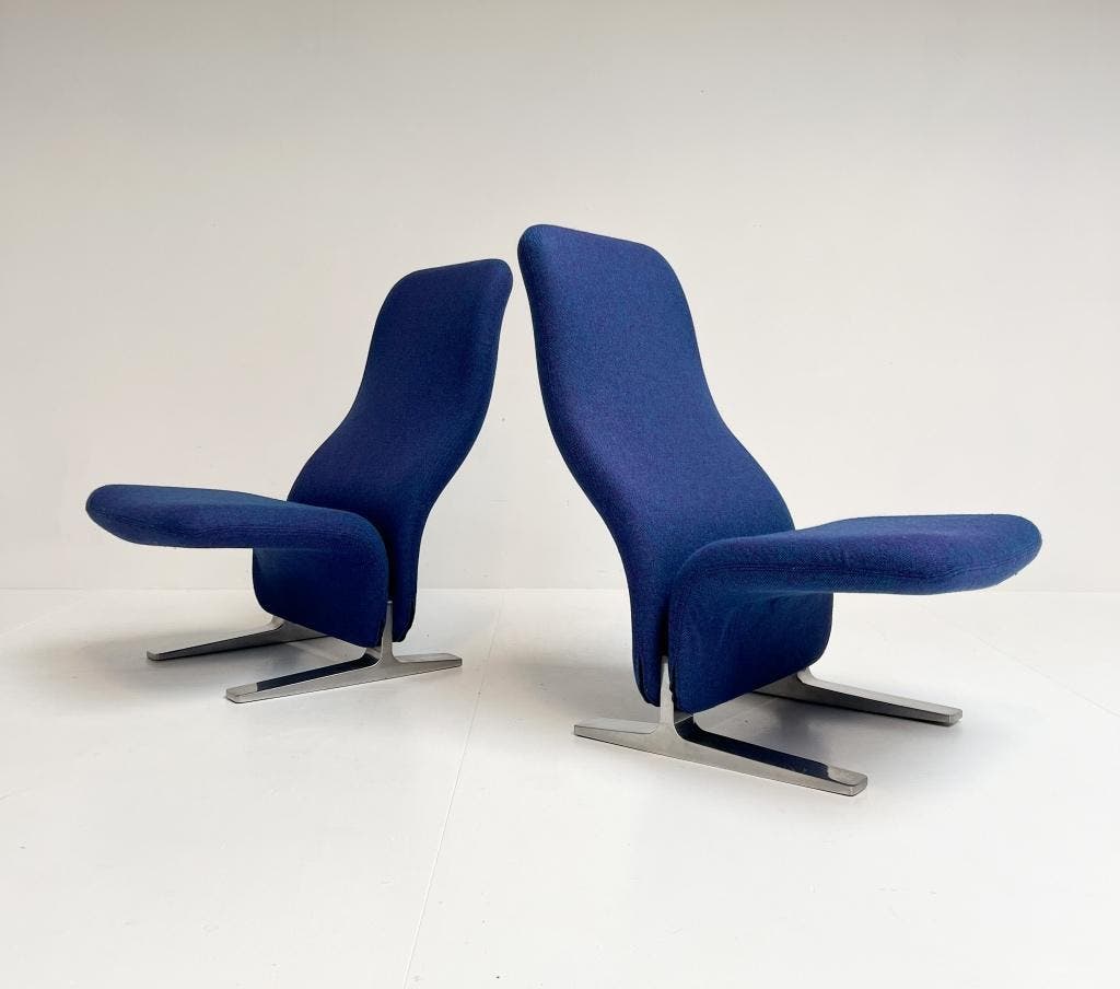 Opnieuw Gestoffeerde Artifort Concorde Fauteuil, 1960's image 13