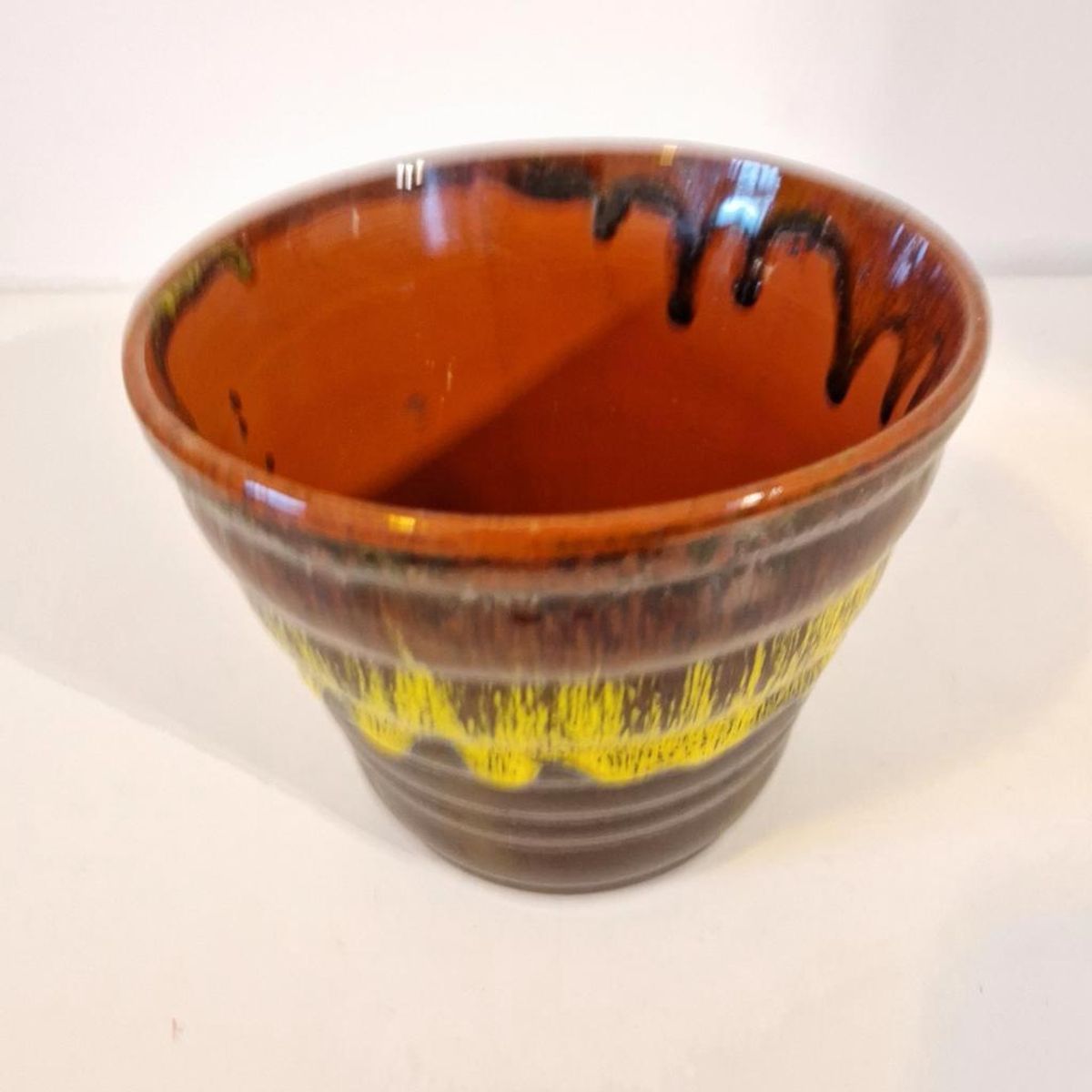 Vintage Bloempot Lava Pot Vulcana Kamerplant Pot image 3