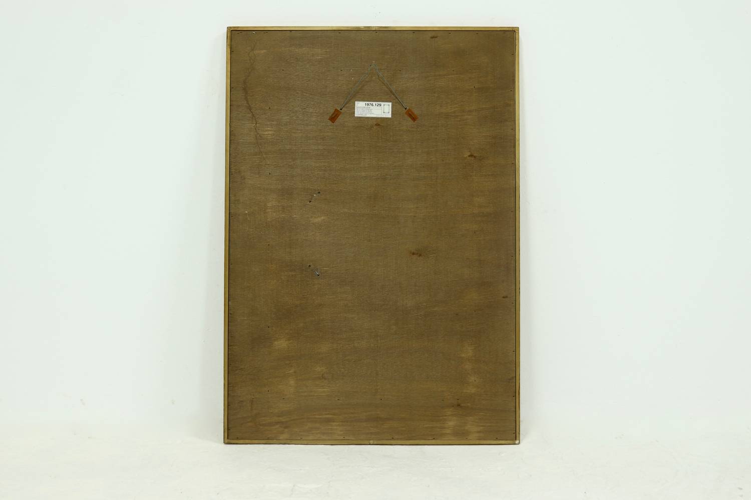 Large Decorative Gold Plated Mirror By Deknudt Belgium 1980s image 10