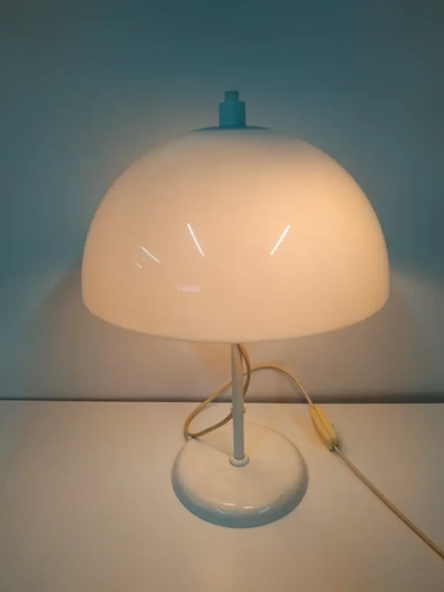 Vintage Jaren 70 Mushroom Tafellamp (2 Spots) image 3