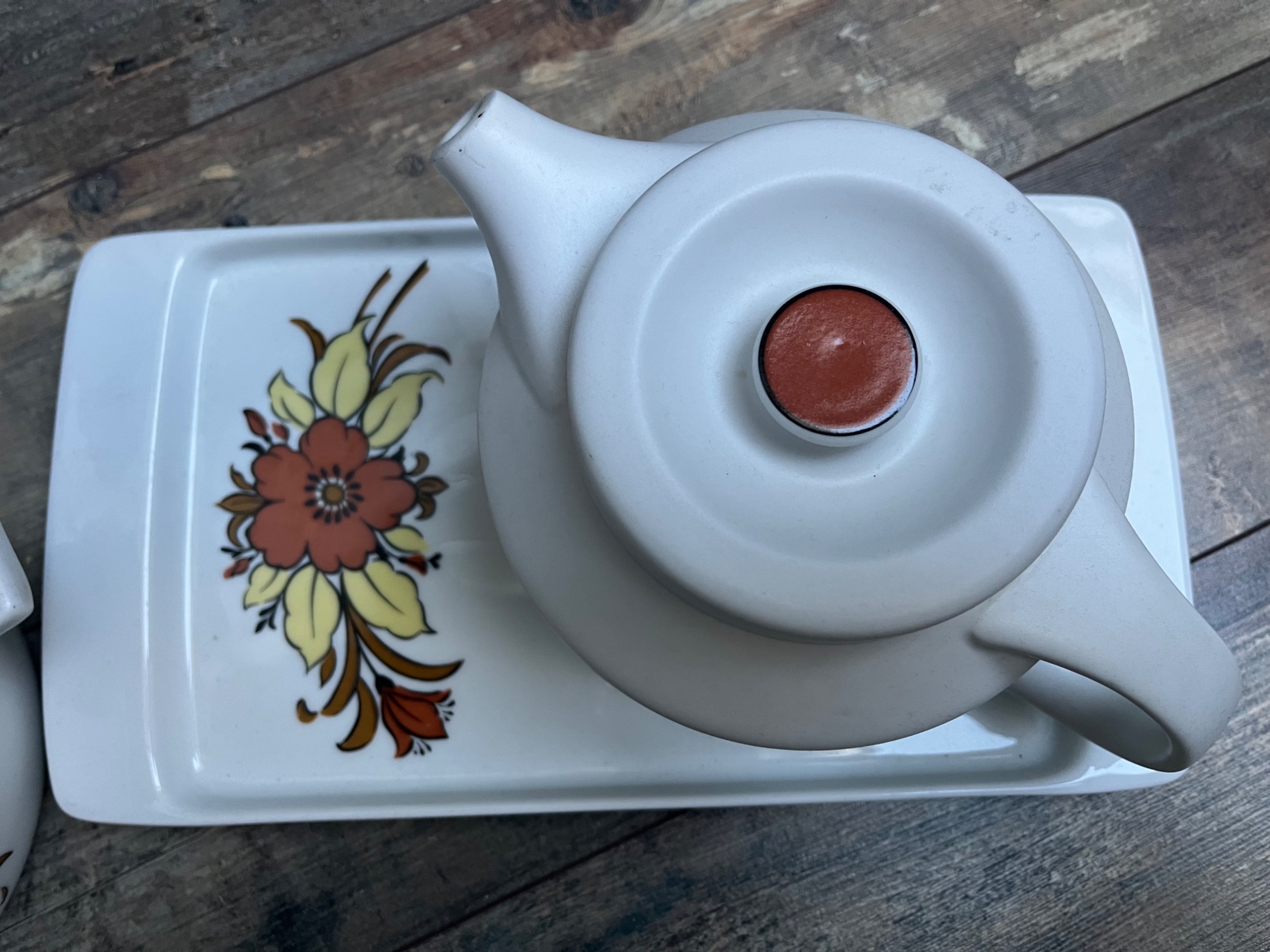 Vintage Arzberg Servies. 2 Pannen Schaal En Theepot image 5