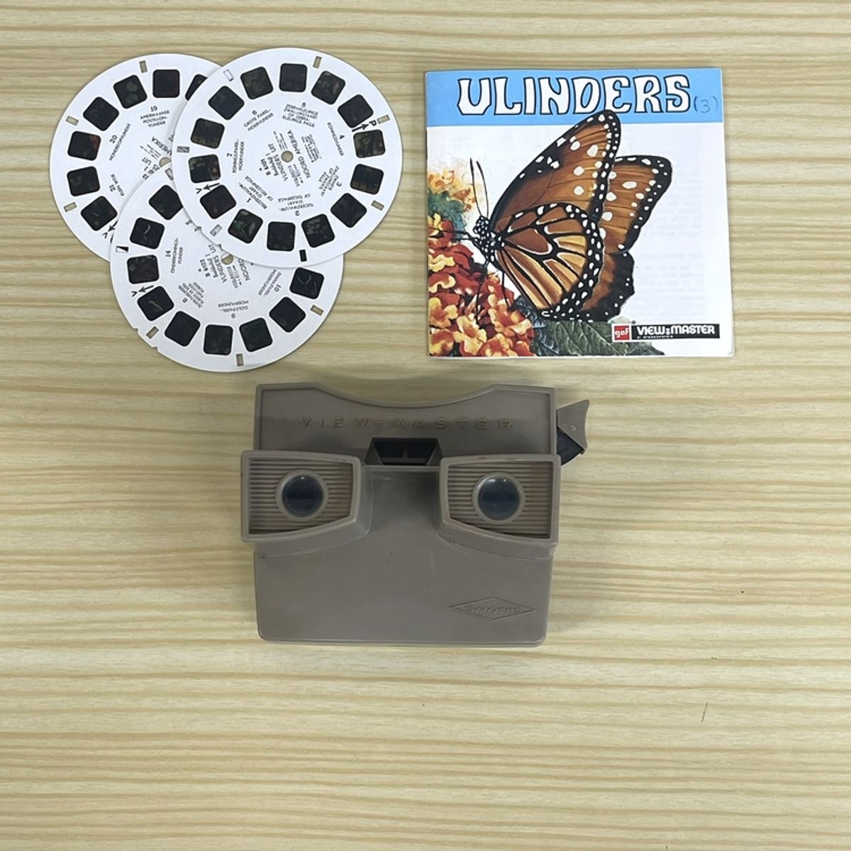 Vintage View-master & 3 Butterfly Plaatjes Vintage Retro image 4
