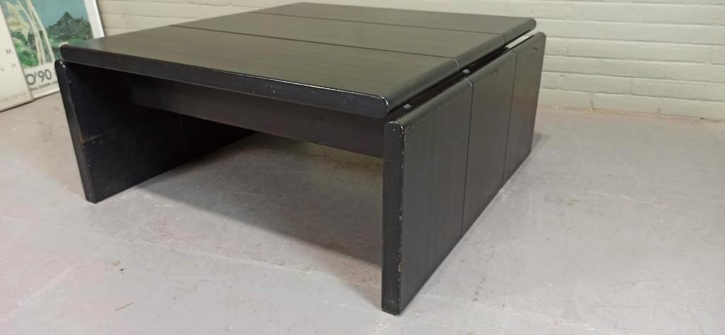 Vintage Leolux Houten Salontafel, Design Harry De Groot image 13