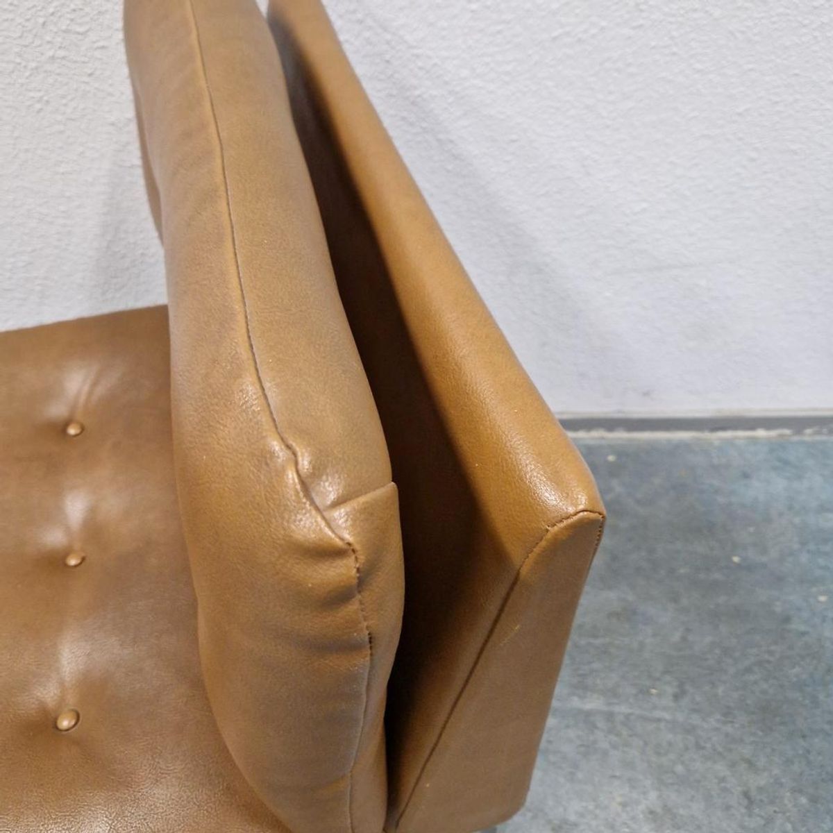 Vintage Fauteuil Bankje Jaren 60 Jaren 70 Fauteuiltje image 12