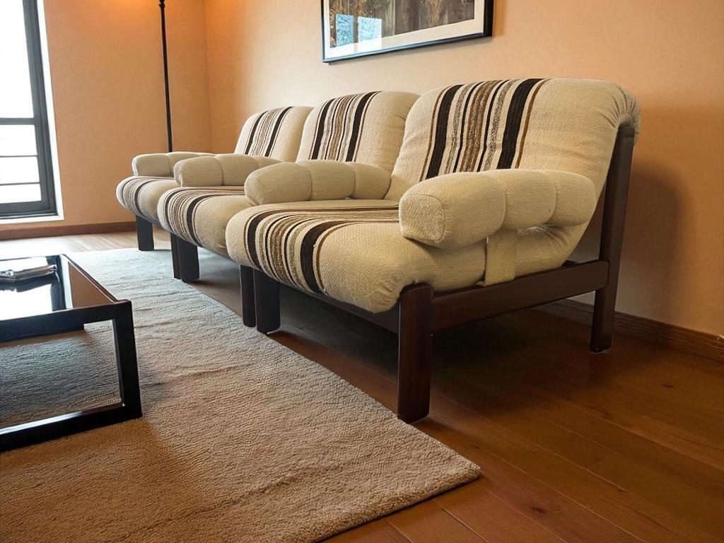 Set Van 3 Vintage Modulaire Fauteuils / Elementenbank image 5