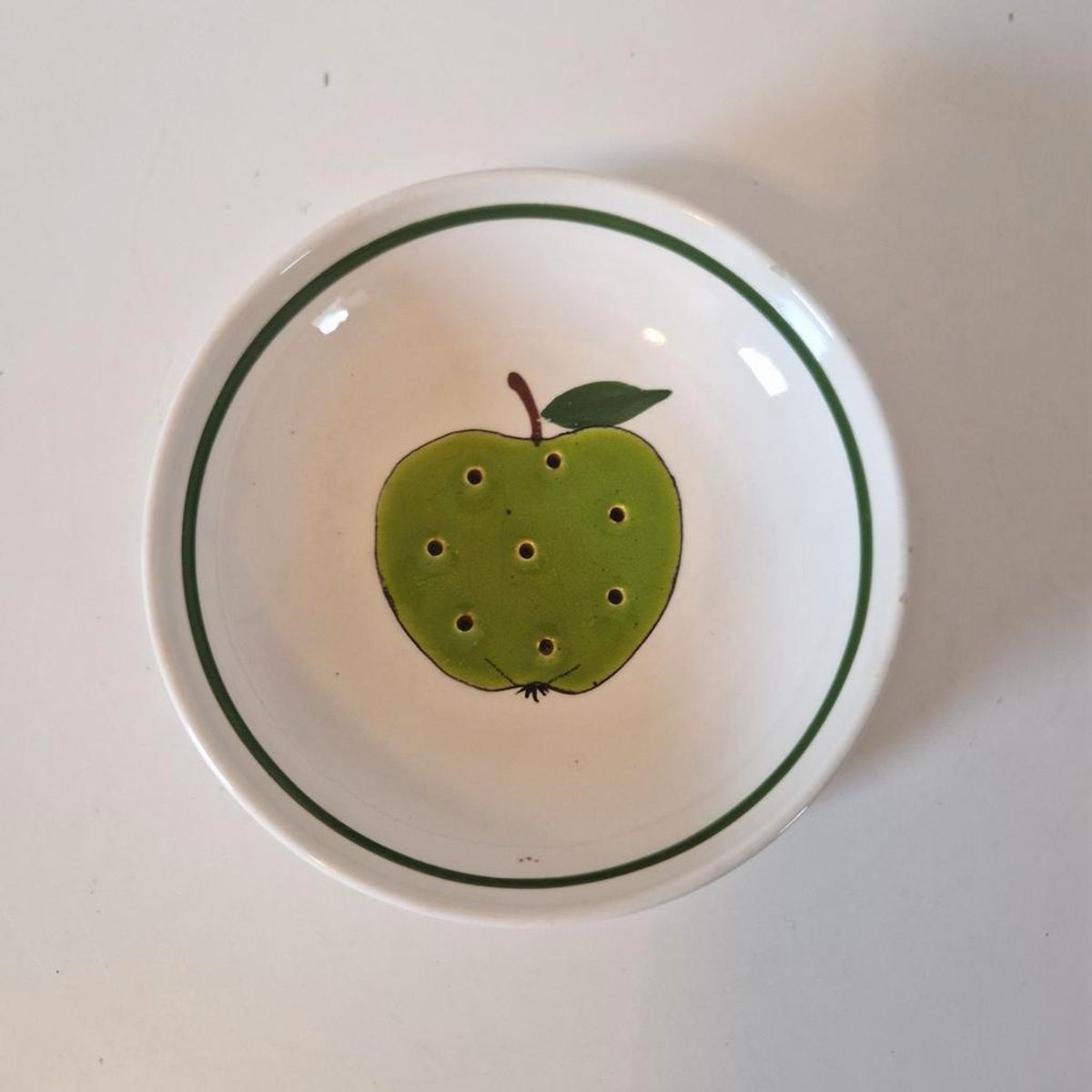Vintage Fruittest Fruittes Schaal Met Appel image 3
