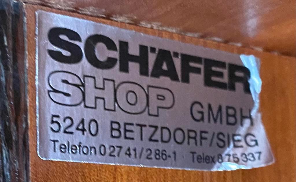 Brutalist Dressoir. Vintage. Design. Schäffer Gmbh. Jaren’70 image 9