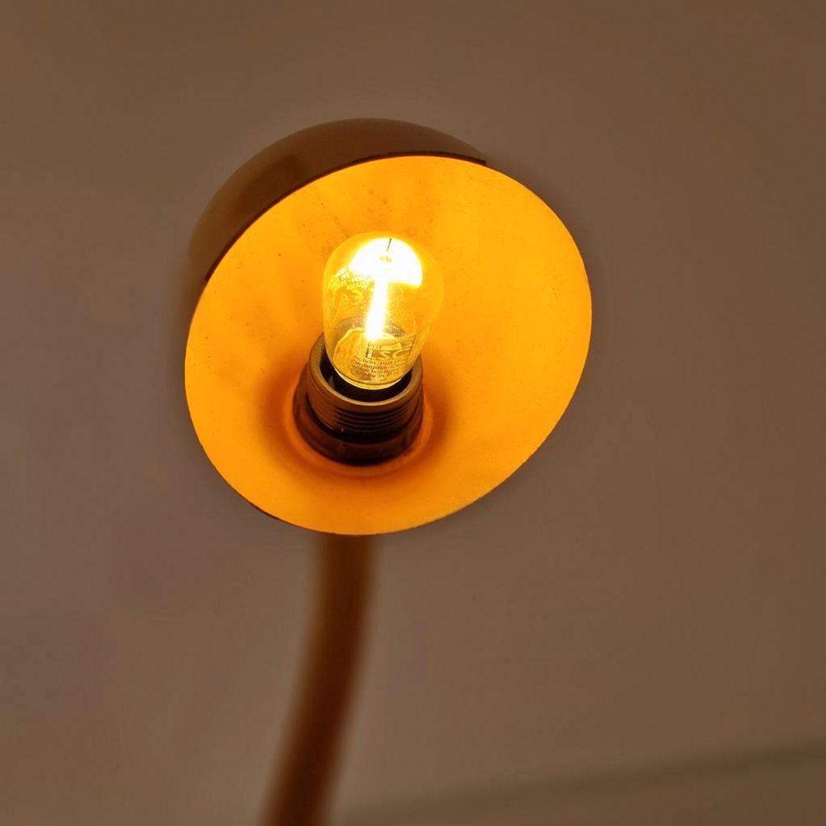 Hebi Tafellamp Snake Light Gele Slang Lamp Vintage Design image 7