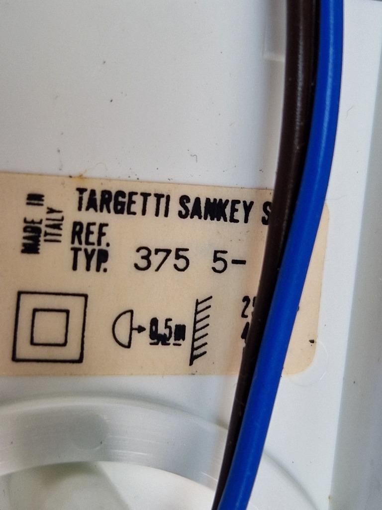 Vintage Targetti Sarkey Domino Wandlamp Space Age ´70 Nos image 4