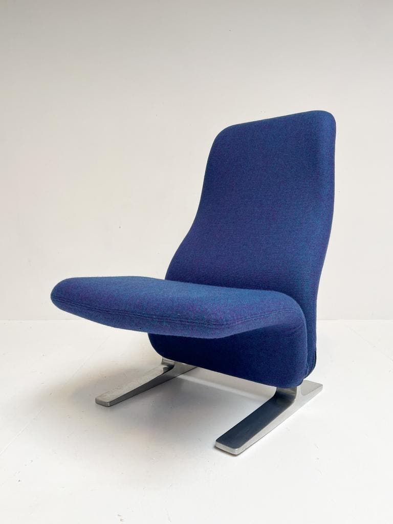 Opnieuw Gestoffeerde Artifort Concorde Fauteuil, 1960's image 5