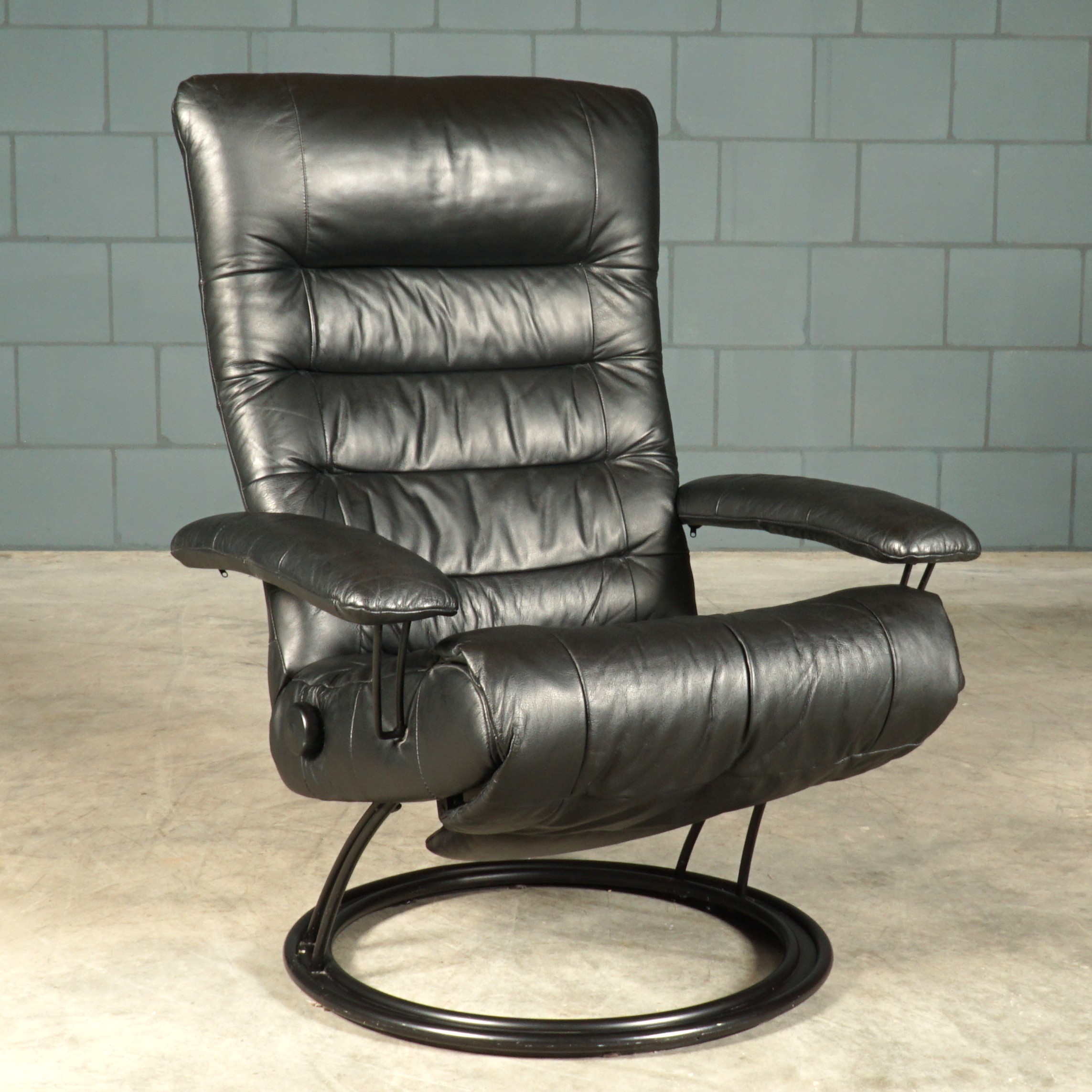 Vintage Draaifauteuil Met Voetsteun – Recliner – Jaren 80 image 2