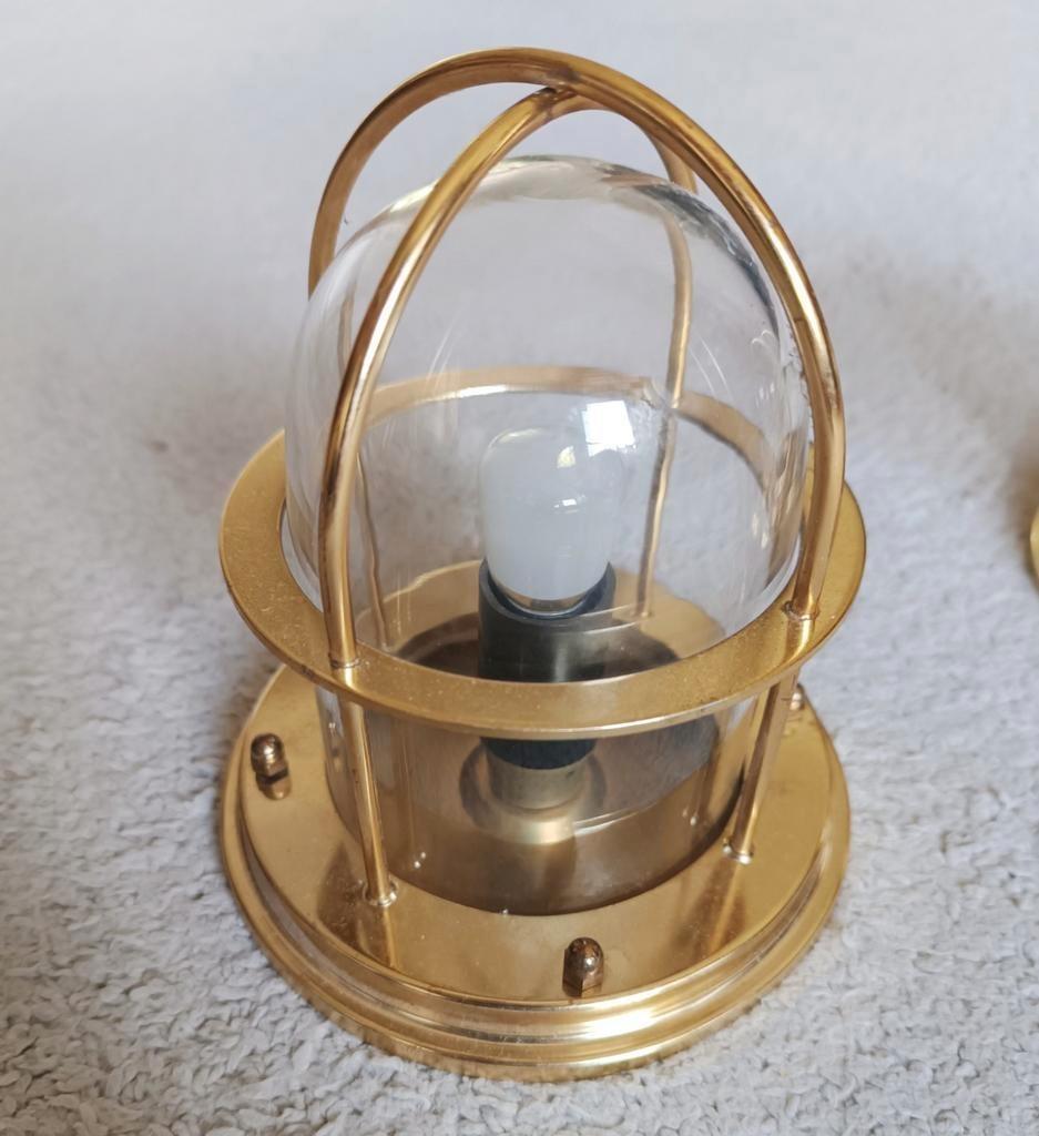 Set Van 3 Vintage Gouden Schip Stijl Plafondlampen image 7