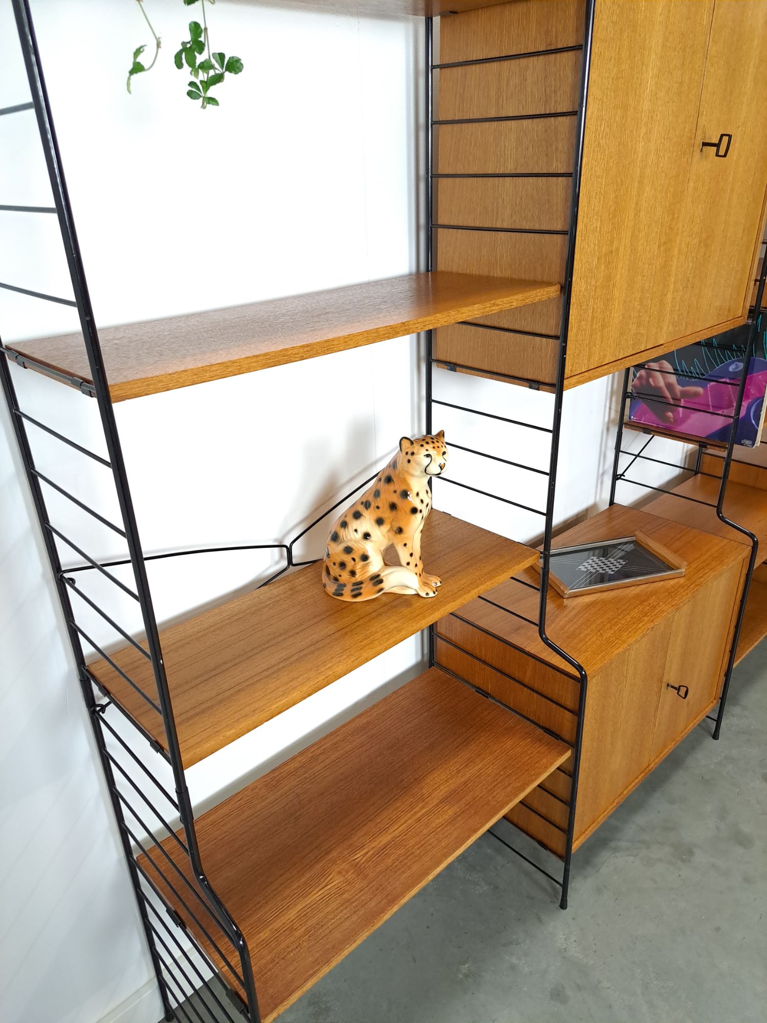 Design Whb Teak Modulair Lp Wandsysteem Vrijstaand image 6