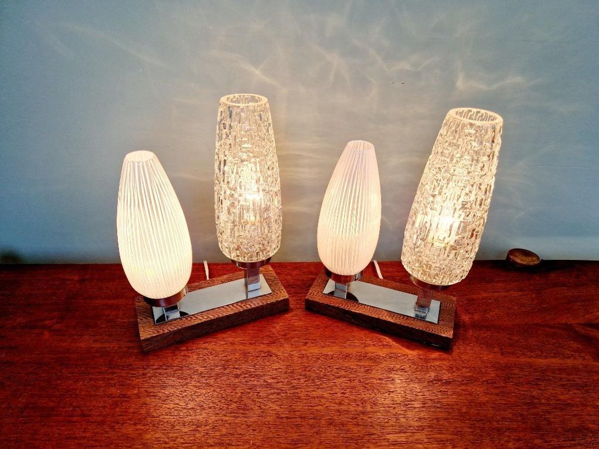 Paar Bedlampjes Uit Het Midden Van De Eeuw, Jaren 50-60 image 7