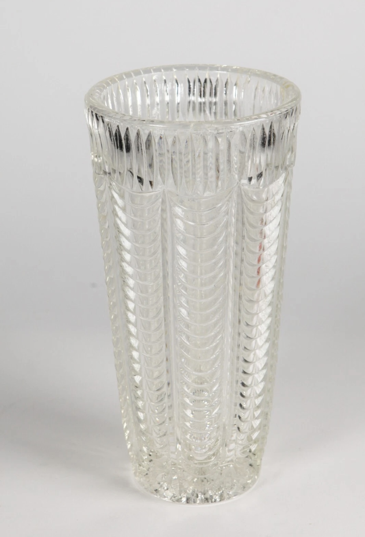 Jaren 50 Persglazen Vaas Uit Italie image 2