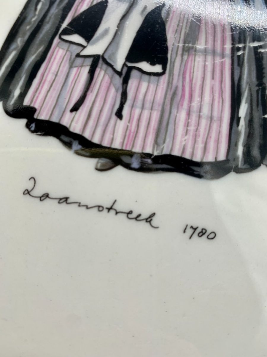 Vintage Villeroy & Boch Taartschaal Klederdracht image 7