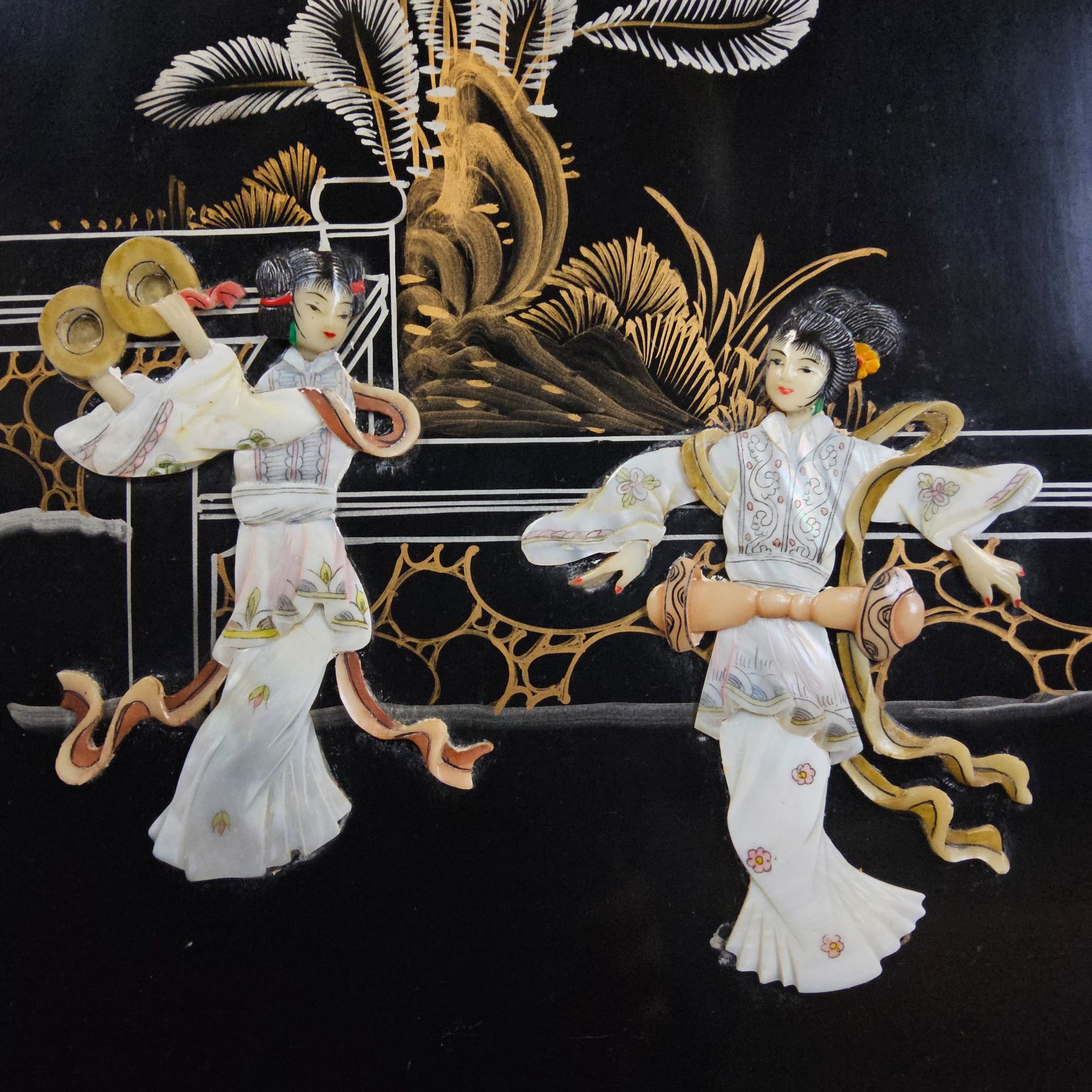 Vintage Chinese Vitrinekast / Aziatische Kast / Chinoiserie / Oosterse Kast / Display Cabinet / Bohemian Kast image 10