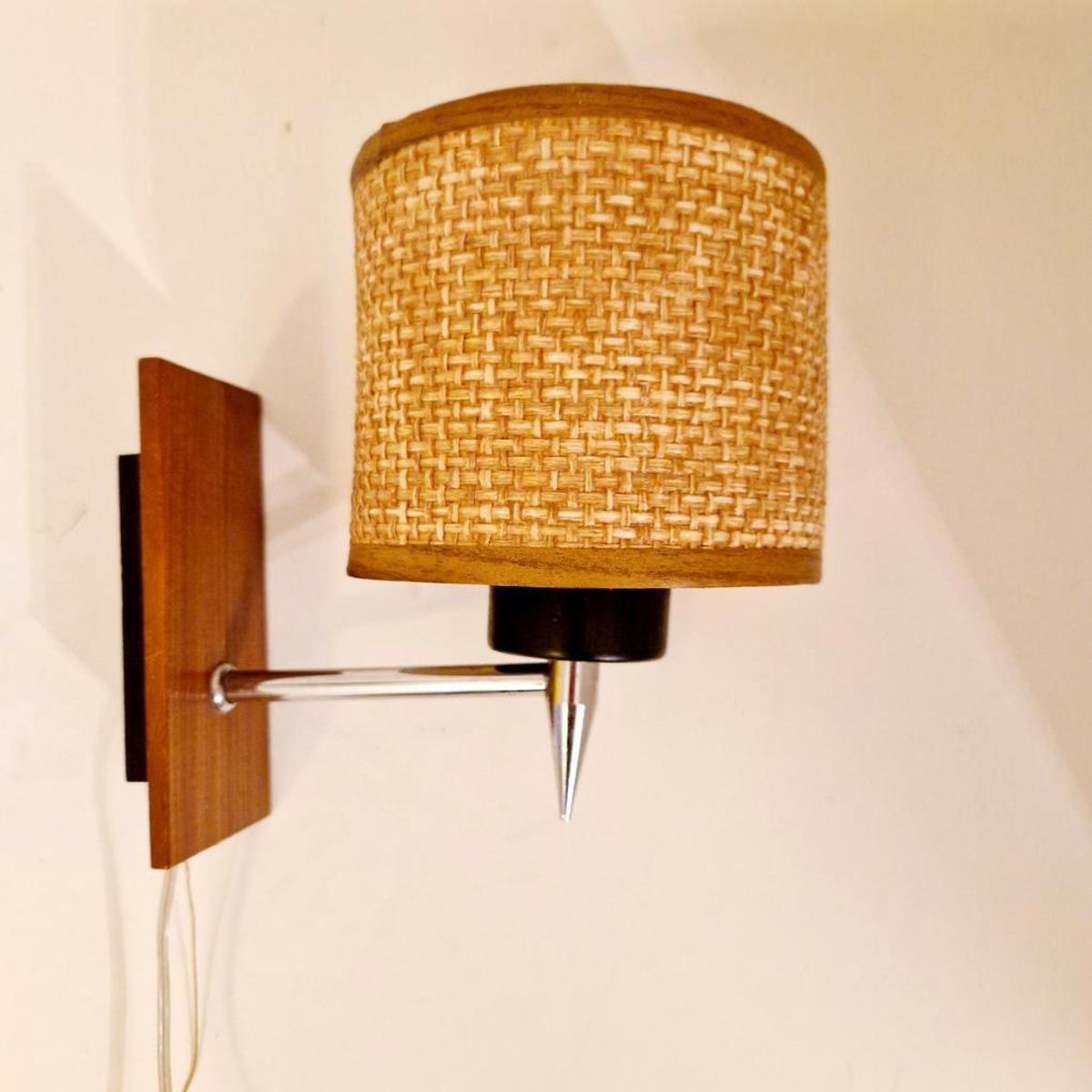 60's Vintage Wandlamp Jaren 60 Wand Lampje image 2