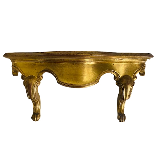 Vintage Florentijnse Stijl Wandconsole Goud Hout image 2
