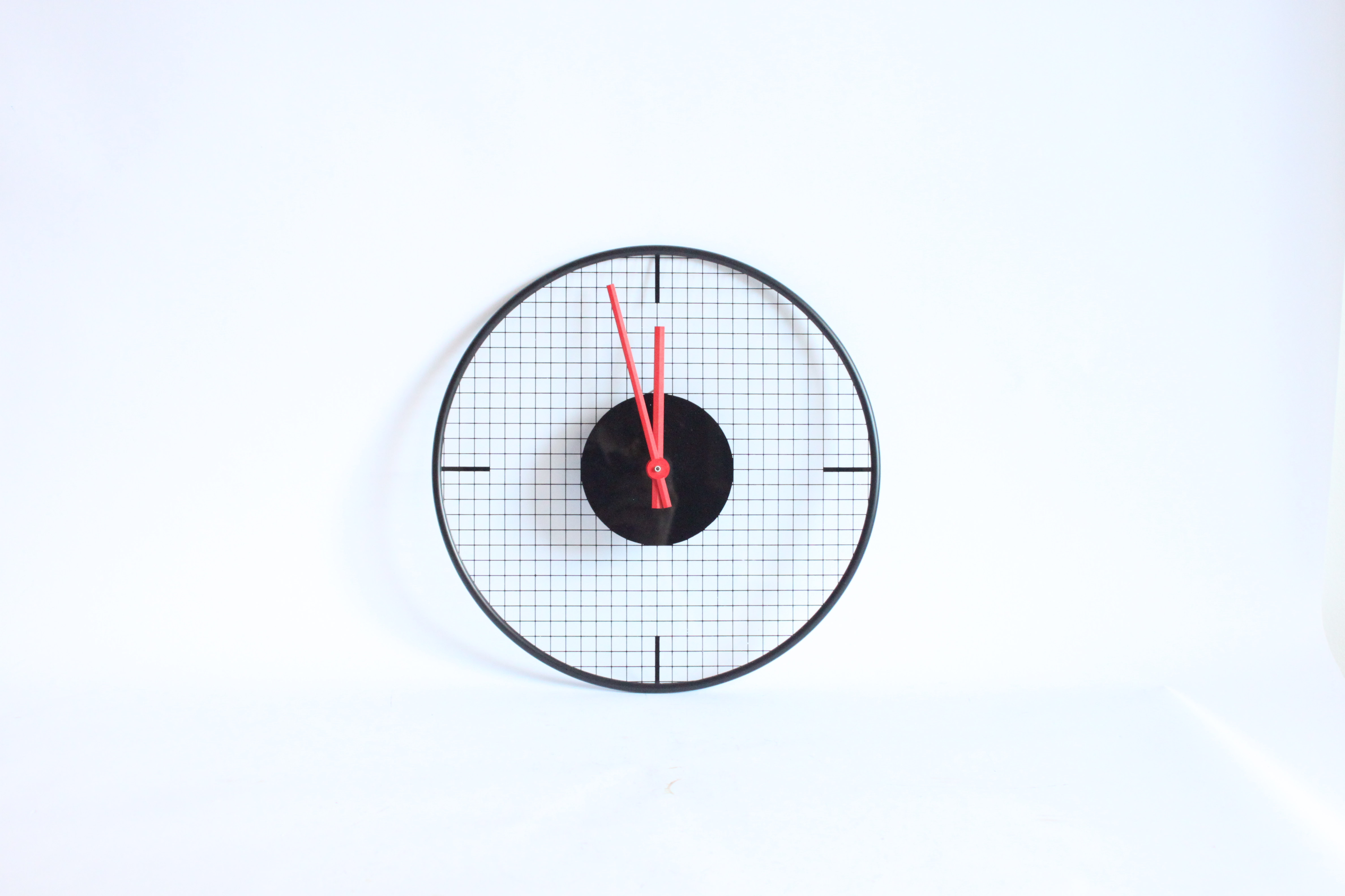 Minimalist Junghans Transparent Wall Clock, Germany 1990s image 3
