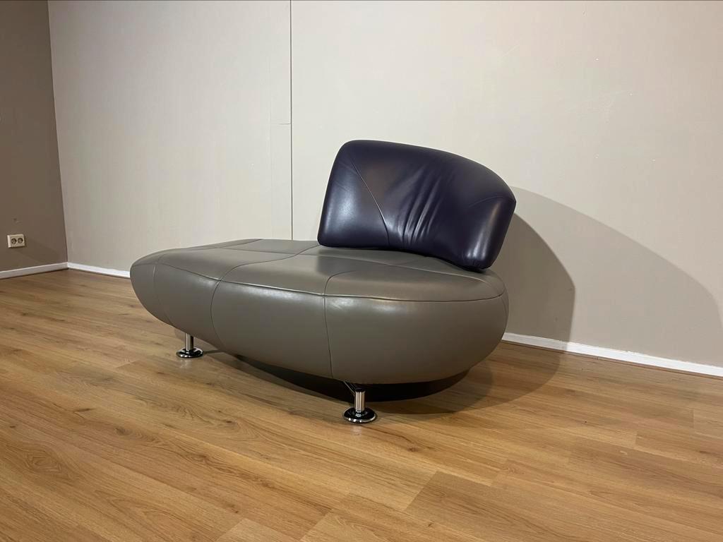 Leolux Kikko Fauteuil - Chaise Longue - Taupe - Grijs -Paars image 6