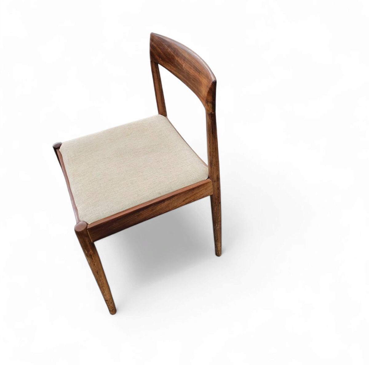 4 X Scandinavian Teak Dining Chairs / 1970s image 14