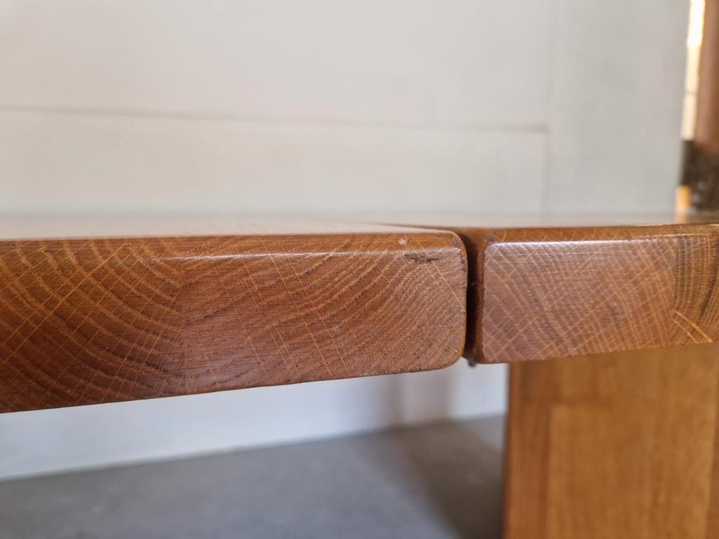 Vintage Massief Houten Uitschuifbare Eettafel Xl Design image 14