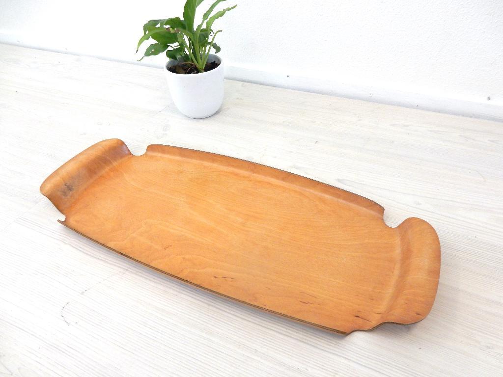 Vintage Silva Sweden Dienblad Jaren 60 Hout Design image 6