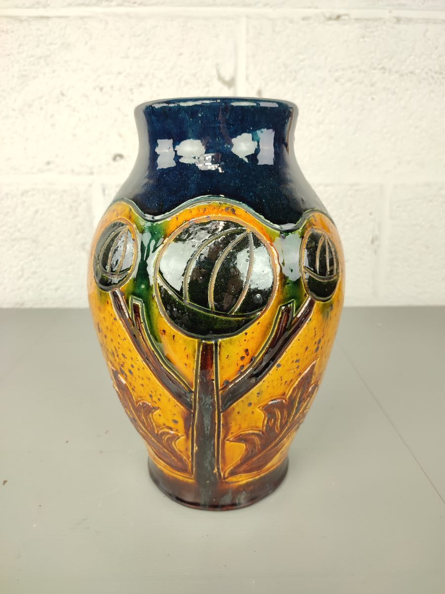 Vaas In Vlaams Aardewerk 30cm image 4