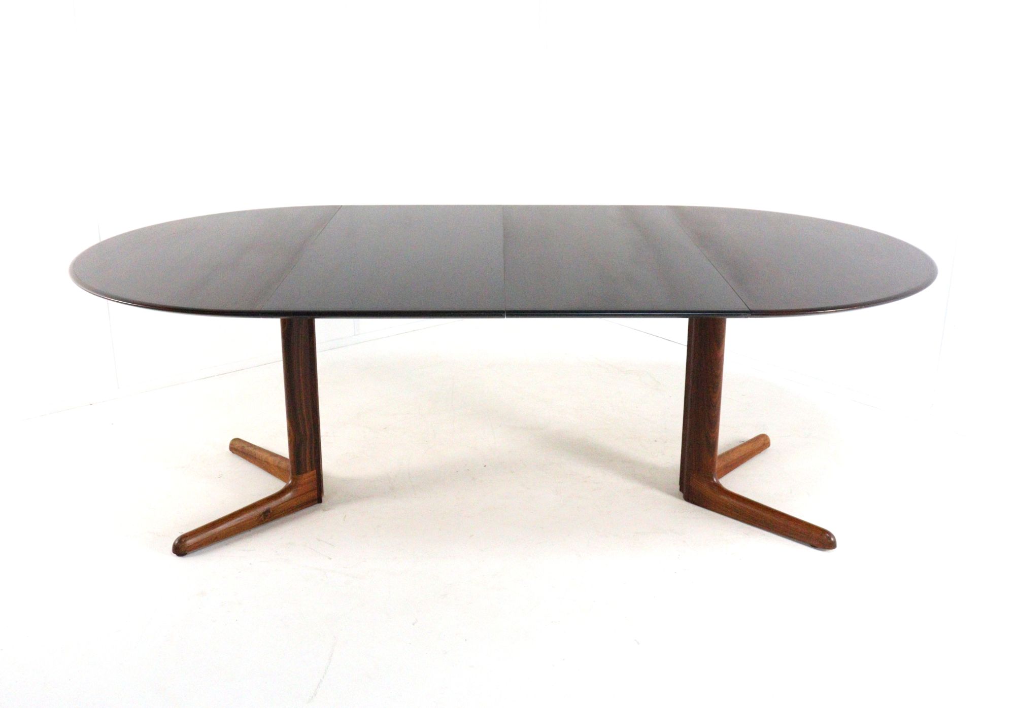dyrlund Palissander Ronde 2x Verlengbare Tafel Eettafel Deens Vintage image 11