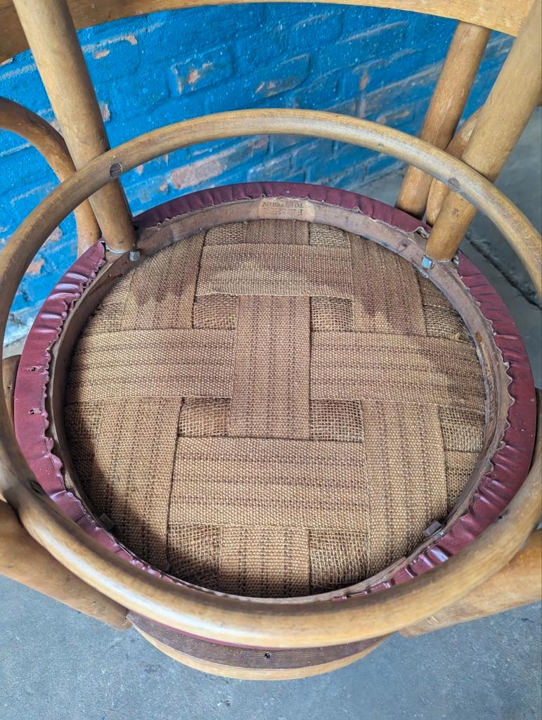 2 Art Nouveau Bentwood Chairs Thonet Stijl image 14