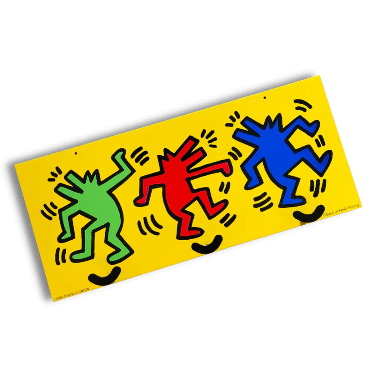 Keith Haring Kapstok Hout Vilac 22 X 50 Cm image 3