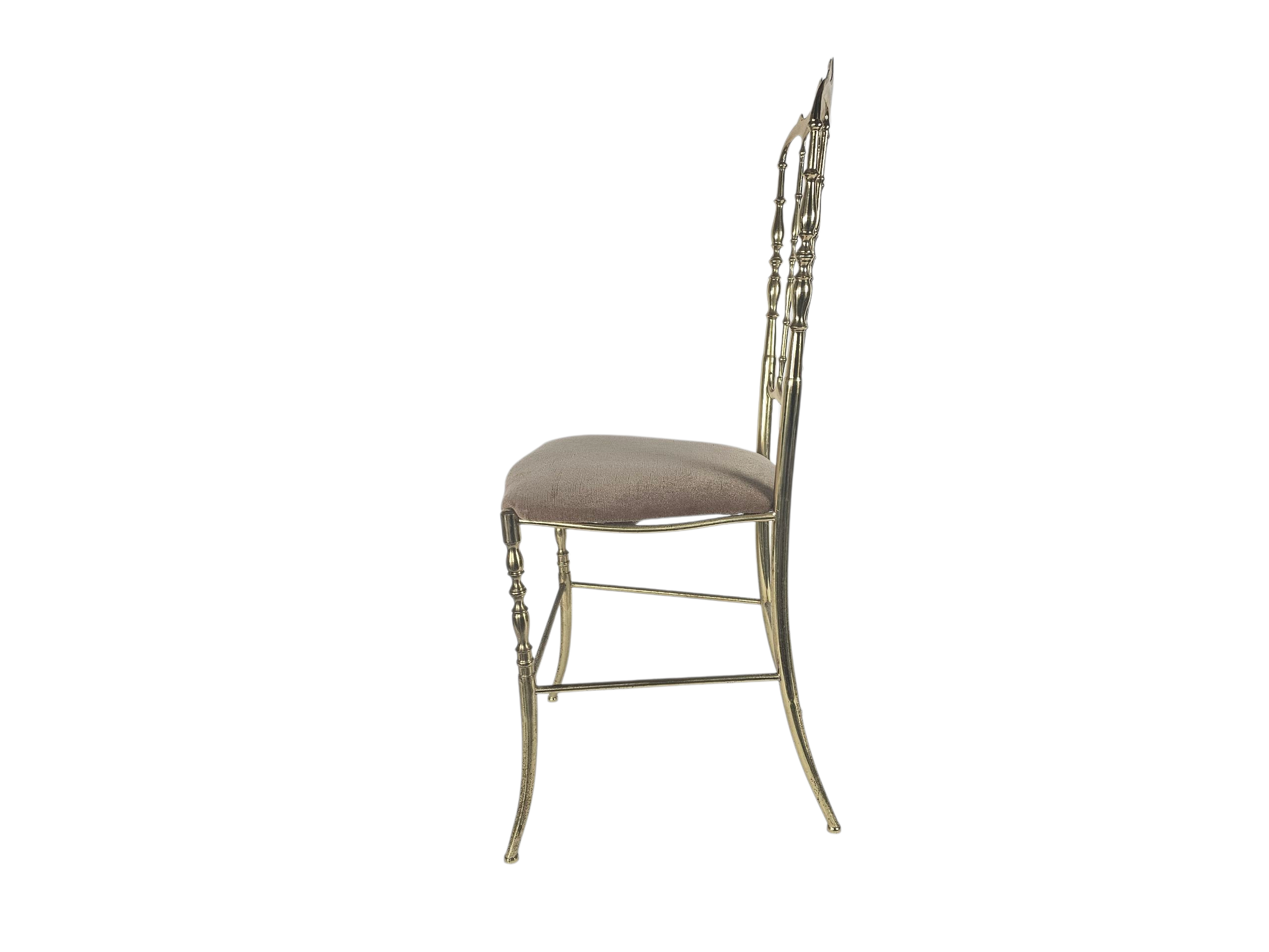 Italian Design - Chiavari Chair - High Chair - Messing - Italie - 1950's image 3