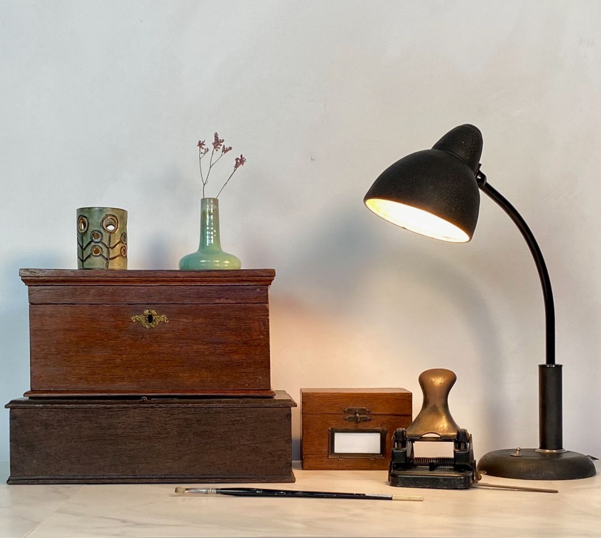 Ruton Bauhaus Lamp. Jaren 1930 30er Antiek Midcentury Prachtig! image 1
