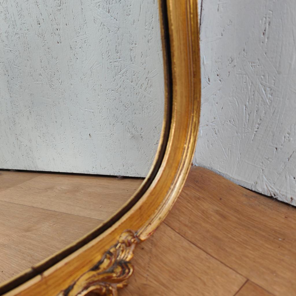 Vintage Goudkleurige Regency Rococo Barok Spiegel Schouwspiegel 406 image 10